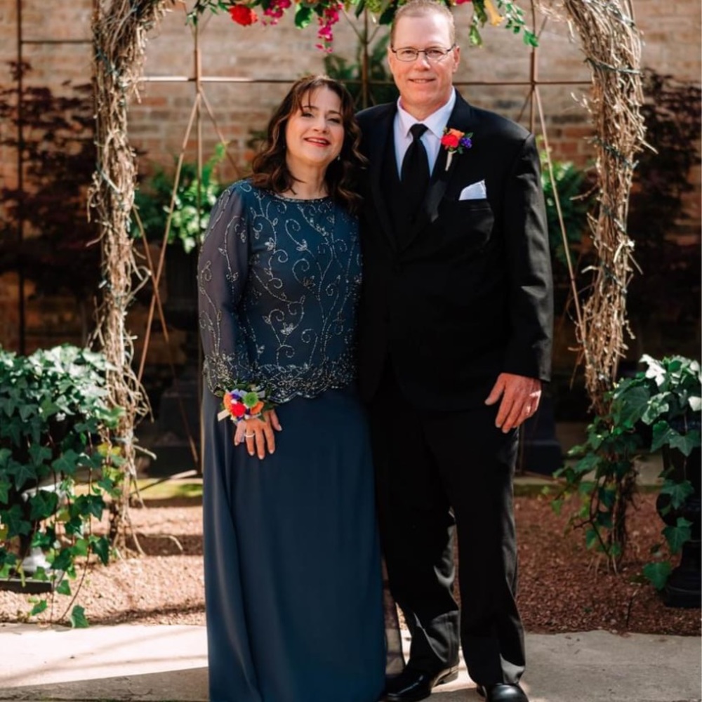 Beaded Mother of the Bride dress